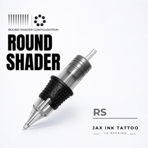 Jax Ink Tattoo - Travel Round Shader RS Cartouches Travel Round Shader RS pour tatouage à La Réunion