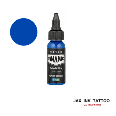 Encre de tatouage Dynamic Cobalt Blue disponible à La Réunion chez Jax Ink Tattoo