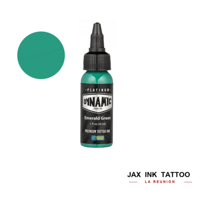 Encre de tatouage Dynamic Emerald Green à La Réunion - Jax Ink Tattoo