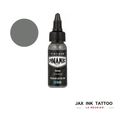 Encre de tatouage Dynamic Grey disponible à La Réunion chez Jax Ink Tattoo