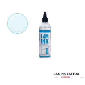 encre-de-tatouage-i-am-ink-iamsoliquid-jax-ink-tattoo-la-reunion-pastille-transparente I AM INK IAMSOLIQUID Solution 200 ml à La Réunion