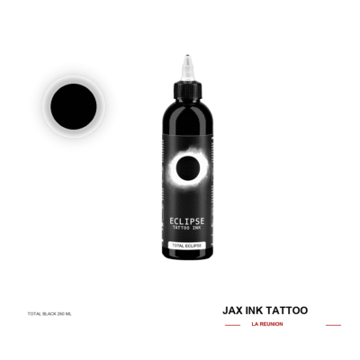 Encre Eclipse Total Black 260 ml à La Réunion - Jax Ink Tattoo