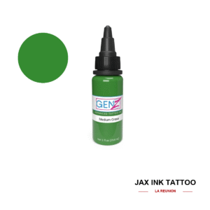 encre-intenze-medium-grass-jax-ink-tattoo-la-reunion Encre de tatouage Intenze Medium Grass 30 ml à La Réunion