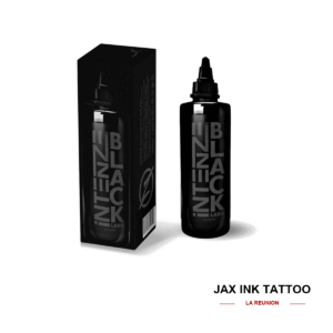 encre-tatouage-intenze-black-label-jax-ink-tattoo-la-reunion Encre de tatouage Intenze Black Label 240 ml à La Réunion