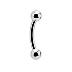 Piercing Barbell Courbé Titane G23 - La Réunion