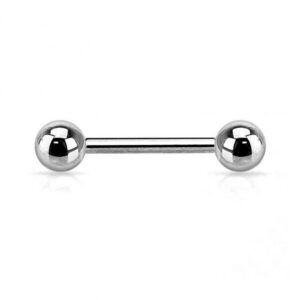 Piercing Barbell Droit Titane 1,2 mm - La Réunion