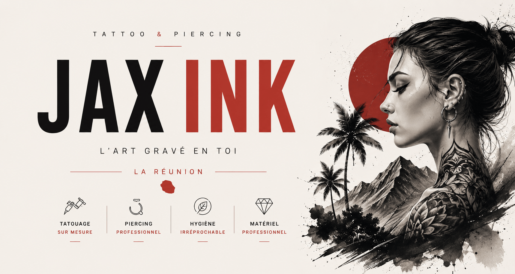 Tatoueur réaliste et perceur à La Réunion - Jax Ink Tattoo