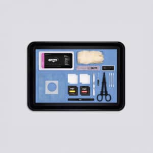 Kit piercing essentiel rose 20G Ergo Piercing la Réunion