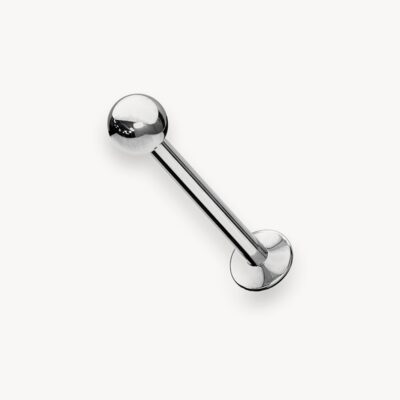 Piercing labret titane G23 — Jax Ink tattoo - La Réunion