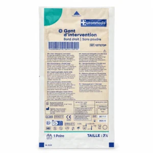 Sachet de gants stériles latex non poudrés, La Réunion