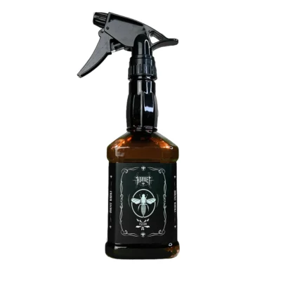 Pulvérisateur d'eau Hornet whisky 50 ml, design stable pour studio de tatouage