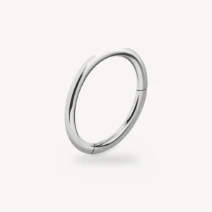 Piercing Anneau Segment Charnière Titane G23 Poli 1 mm – La Réunion